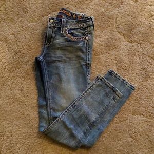 Rock Revival Jeans Sherry Skinny Size 29
